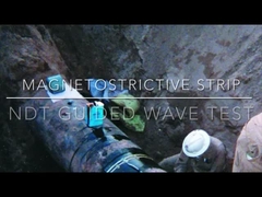 NDT 가이드 웨브 테스트를 위한 자기 경축 센서 스트립